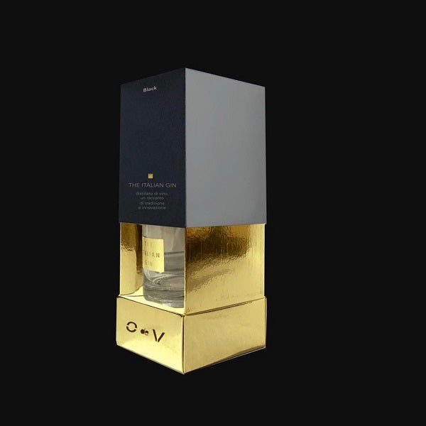 O de V - The Italian Gin - Black, 0.20cl, Gift Packaging