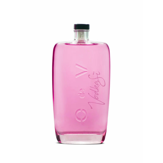 O de V - Vodka - Oui - Rose (avec extrait de myrtille) (100cl, 40% Alc.)